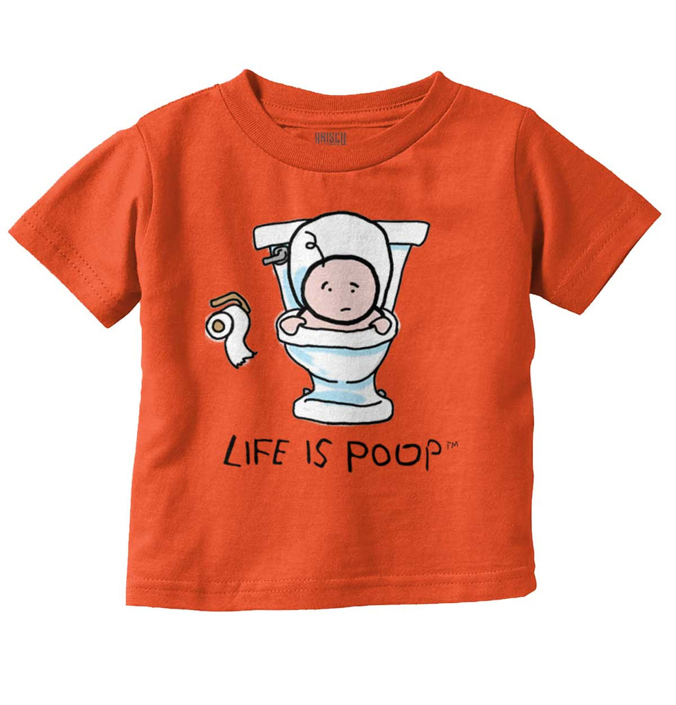 Baby Toilet Infant Toddler T Shirt-Direct To Garment Print-Brisco Baby