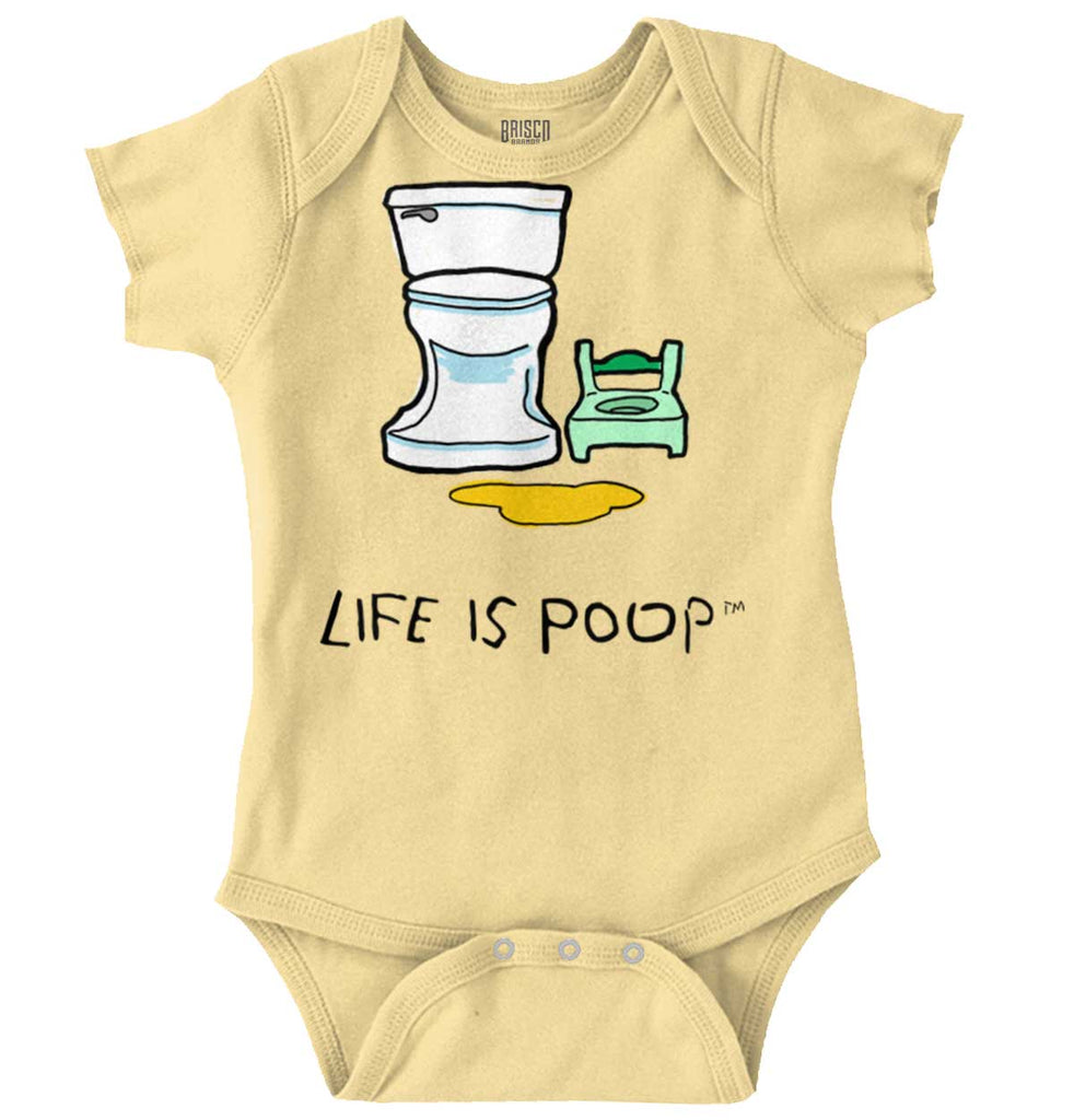 Potty Train Romper Bodysuit-Direct To Garment Print-Brisco Baby