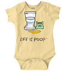 Potty Train Romper Bodysuit-Direct To Garment Print-Brisco Baby