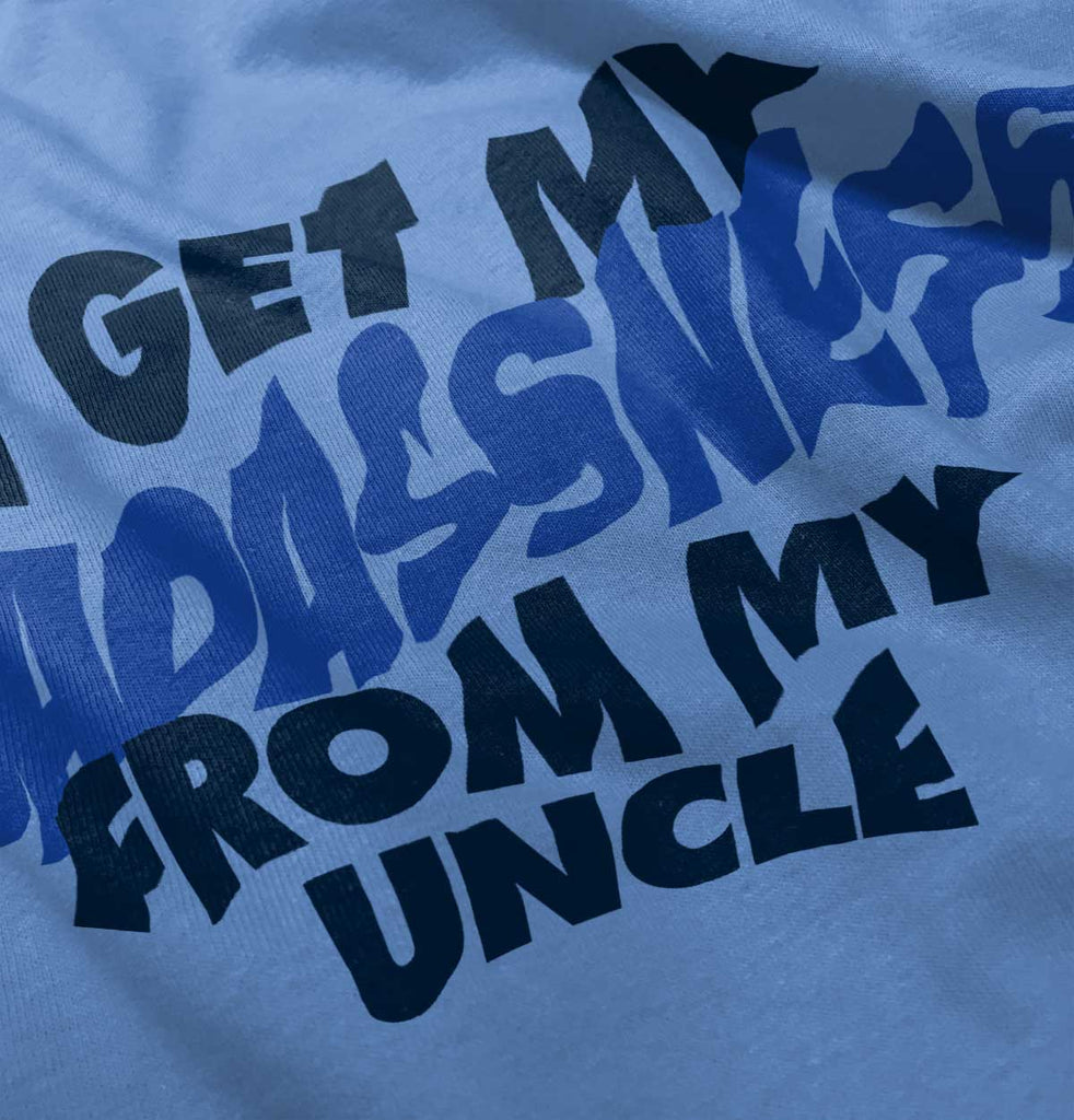 Badass Uncle Toddler Baseball-Direct To Garment Print-Brisco Baby