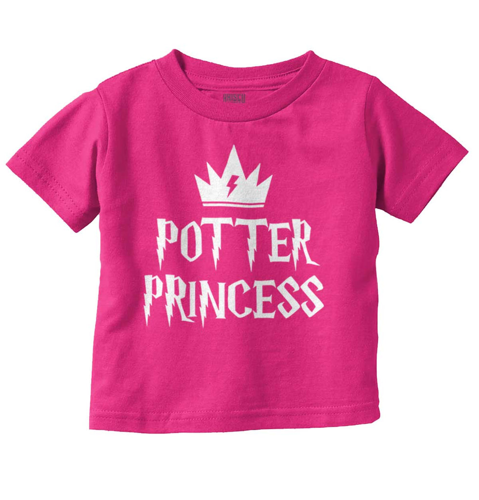 Potter Princess Infant Toddler T Shirt-Direct To Garment Print-Brisco Baby