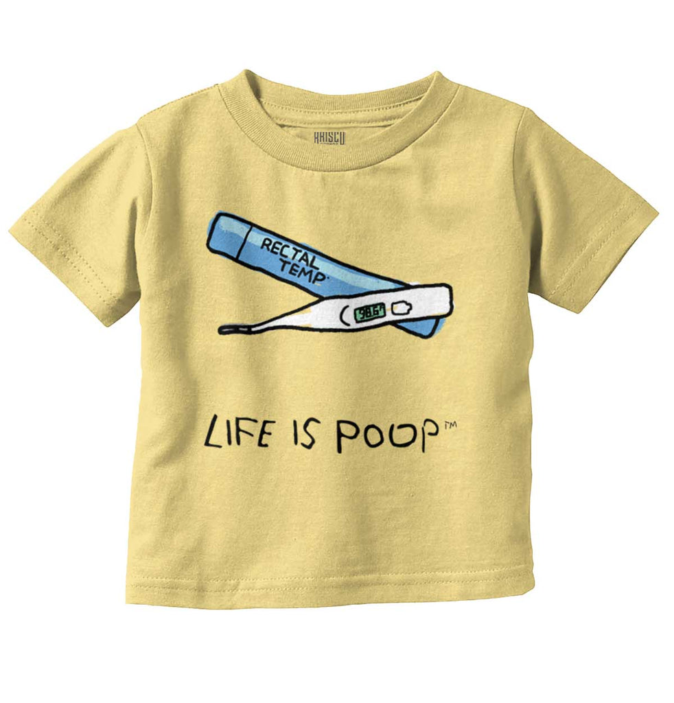 Rectal Thermometer Infant Toddler T Shirt-Direct To Garment Print-Brisco Baby
