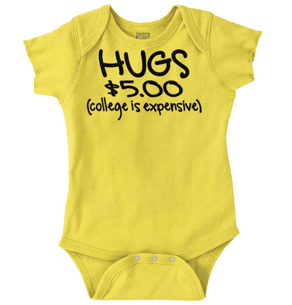 College is Expensive Romper Bodysuit-Direct To Garment Print-Brisco Baby