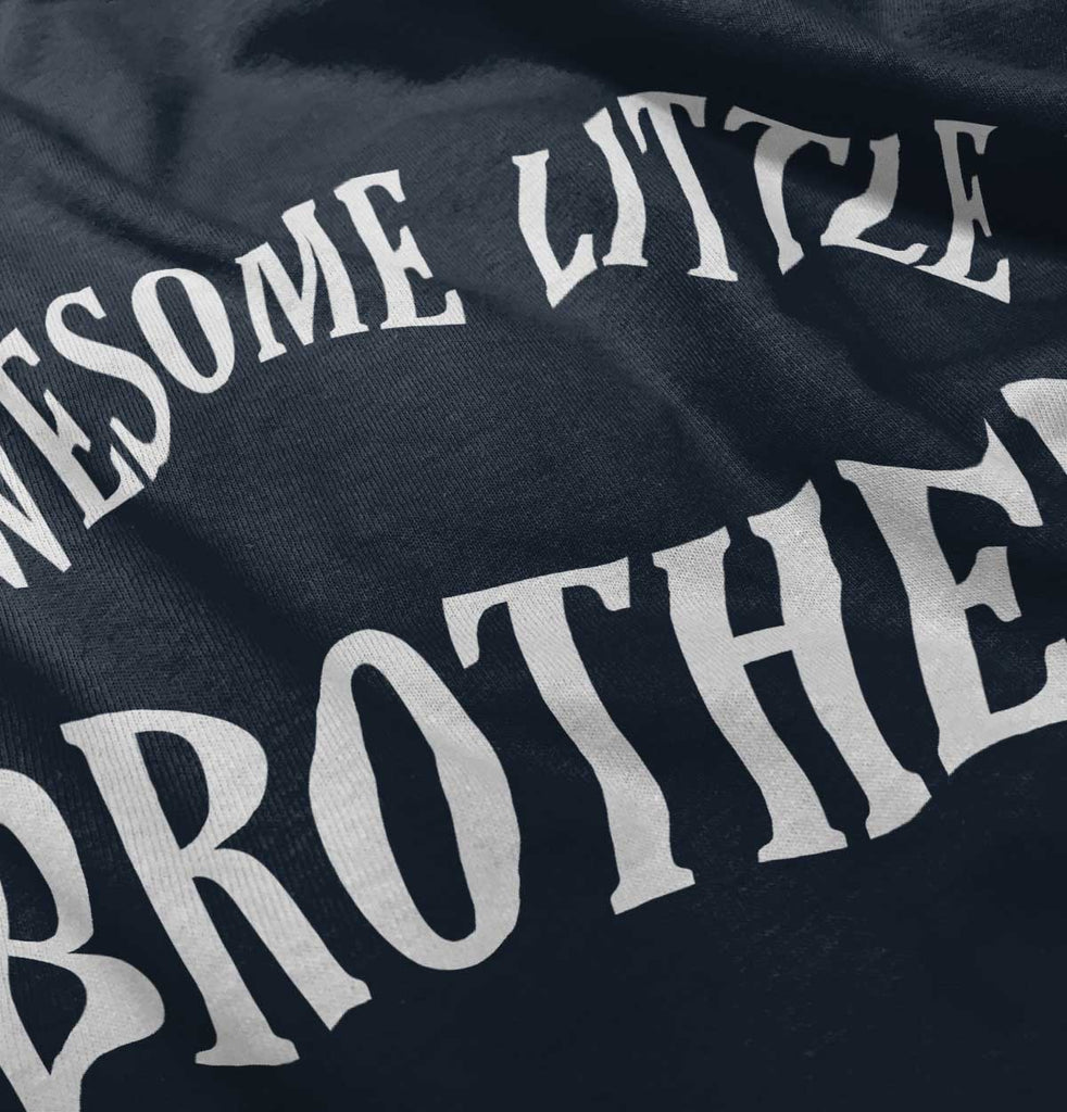 Awesome Little Brother Infant Toddler T Shirt-Direct To Garment Print-Brisco Baby