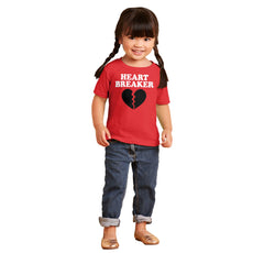 Heart Breaker Infant Toddler T Shirt-Direct To Garment Print-Brisco Baby