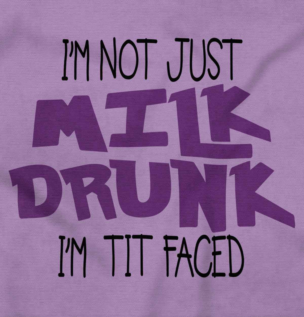 Tit Faced Baby Ruffled Trim Romper-Direct To Garment Print-Brisco Baby