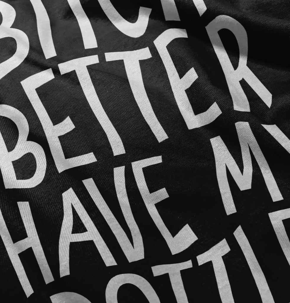 My Bottle Infant Baby Bib-Direct To Garment Print-Brisco Baby