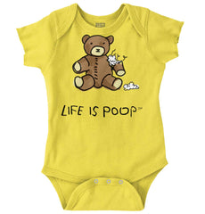 Ripped Teddy Bear Romper Bodysuit-Direct To Garment Print-Brisco Baby