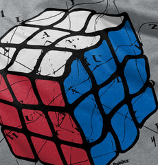 Rubiks Calculation Infant Toddler T Shirt-Direct To Garment Print-Brisco Baby