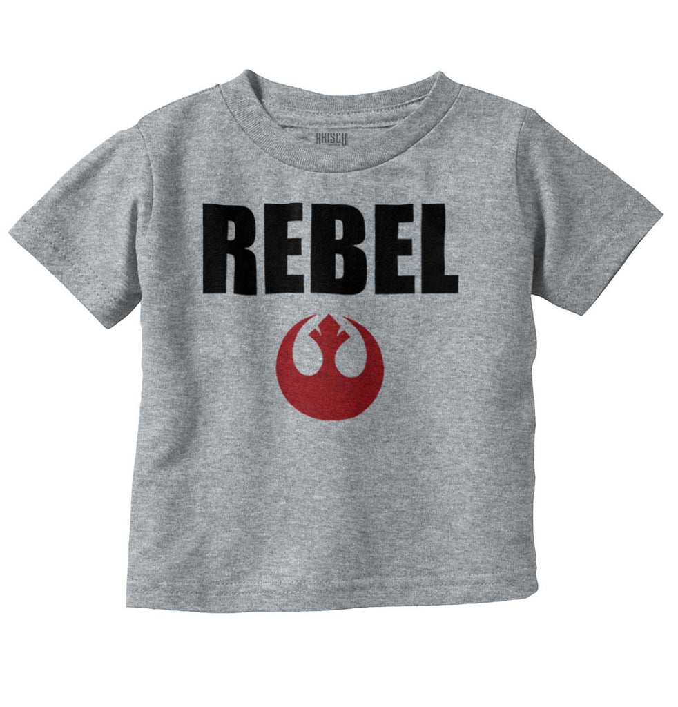 Rebel Star Wars Infant Toddler T Shirt-Direct To Garment Print-Brisco Baby
