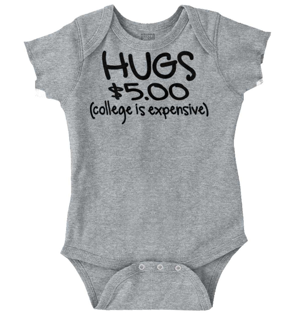 College is Expensive Romper Bodysuit-Direct To Garment Print-Brisco Baby