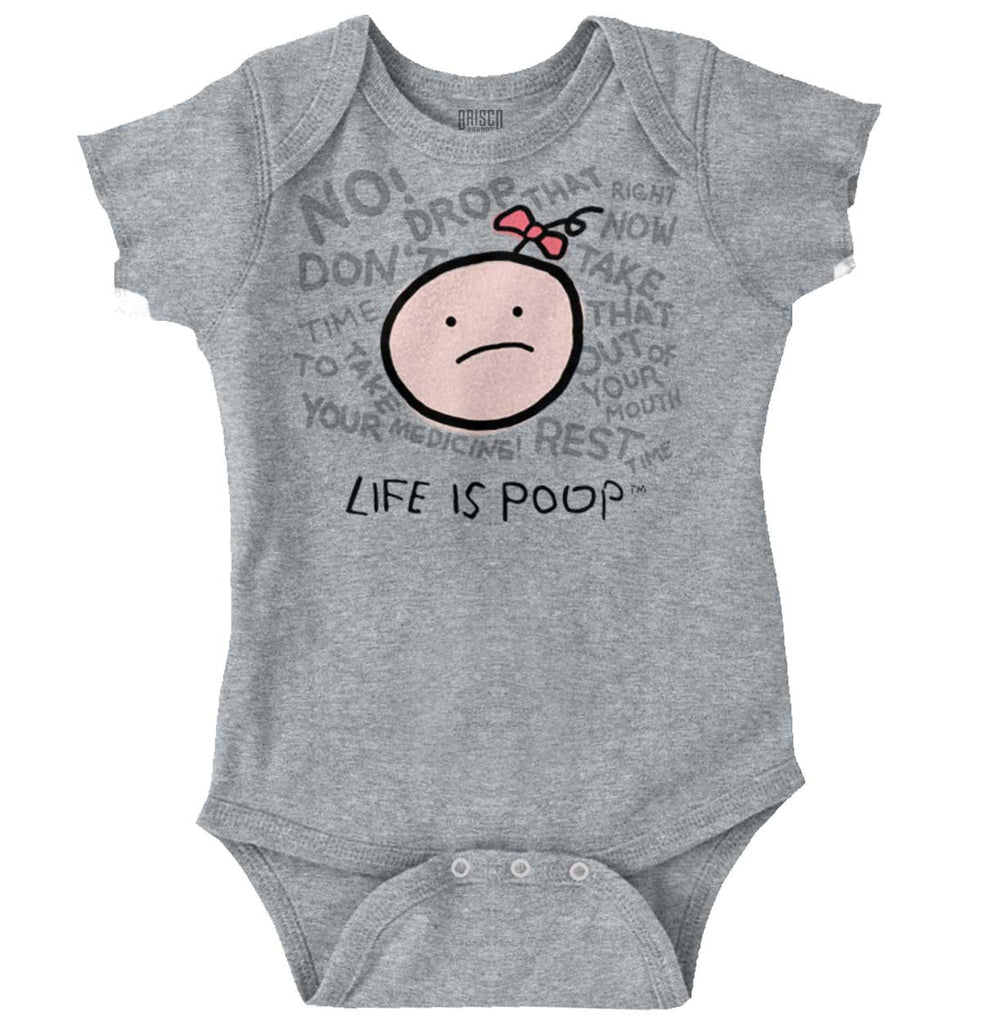 Baby Scold Romper Bodysuit-Direct To Garment Print-Brisco Baby