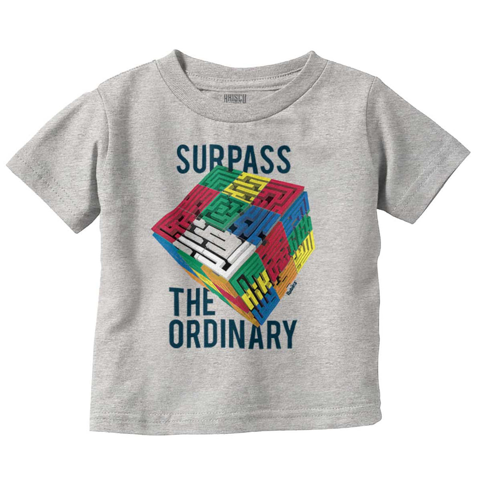 Surpass The Ordinary Infant Toddler T Shirt-Direct To Garment Print-Brisco Baby