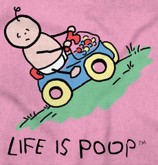 Uphill Baby Car Infant Toddler T Shirt-Direct To Garment Print-Brisco Baby