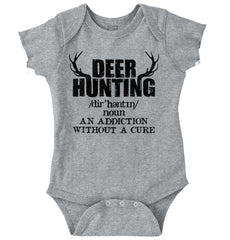 Deer Hunting Addiction Romper Bodysuit-Direct To Garment Print-Brisco Baby