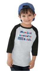 Icee & Chill Toddler Baseball-Direct To Garment Print-Brisco Baby