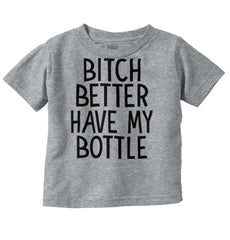 My Bottle Infant Toddler T Shirt-Direct To Garment Print-Brisco Baby