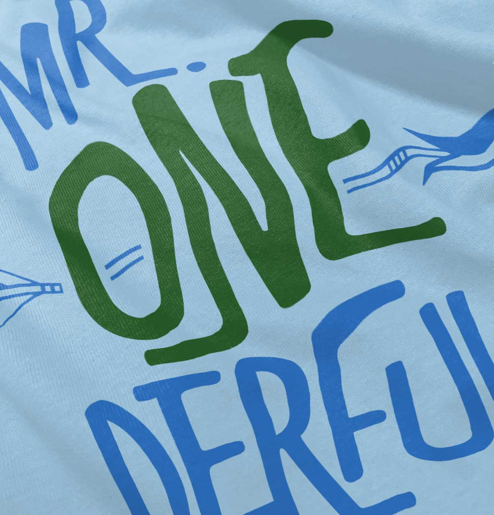 Mr. Onederful Infant Toddler T Shirt-Direct To Garment Print-Brisco Baby