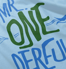 Mr. Onederful Infant Toddler T Shirt-Direct To Garment Print-Brisco Baby