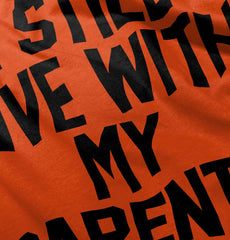 Live With My Parents Romper Bodysuit-Direct To Garment Print-Brisco Baby