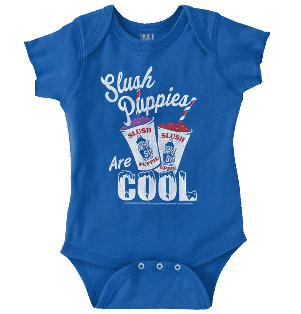 Slush Puppies Are Cool Romper Bodysuit-Direct To Garment Print-Brisco Baby
