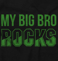 My Big Bro Rocks Romper Bodysuit-Direct To Garment Print-Brisco Baby