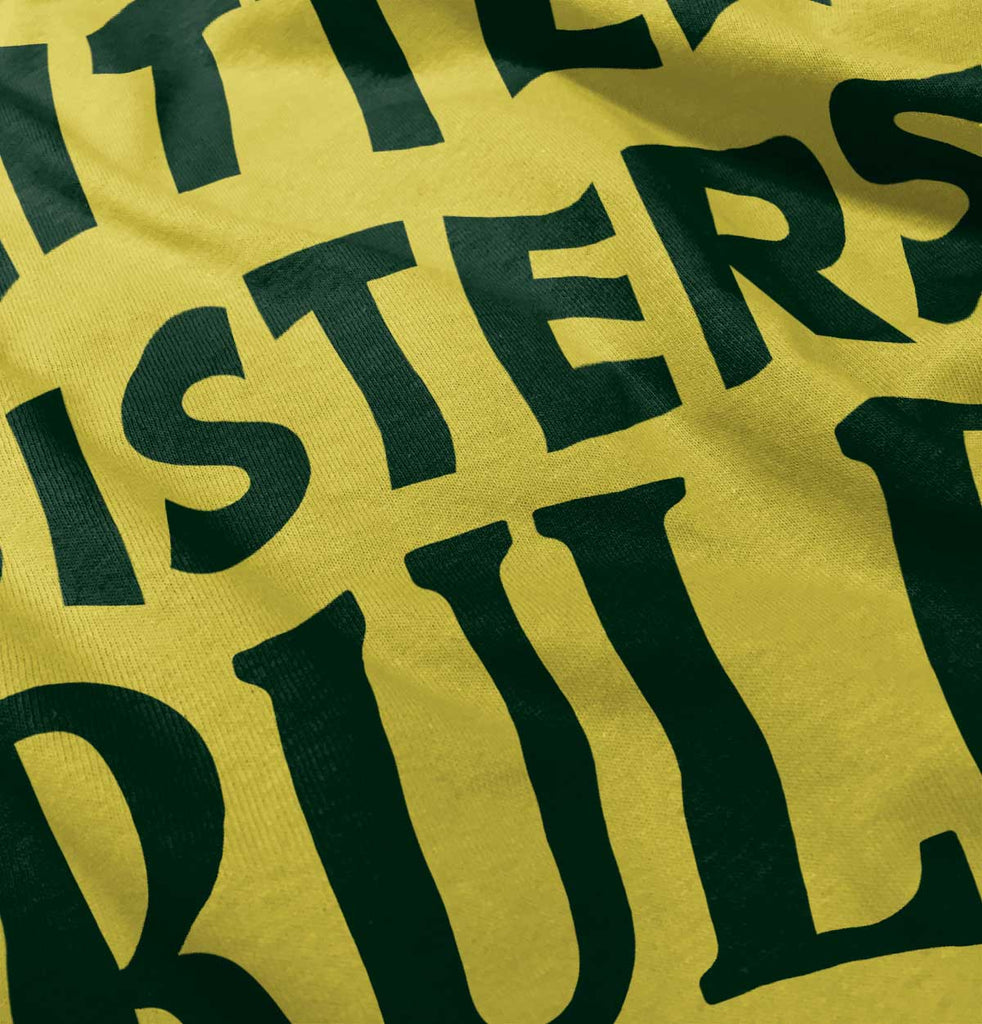 Little Sisters Rule Romper Bodysuit-Direct To Garment Print-Brisco Baby