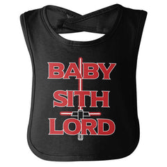 Baby Sith Lord Infant Baby Bib-Direct To Garment Print-Brisco Baby