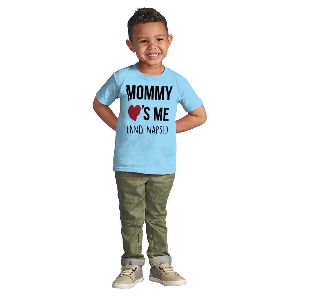 Mommy Loves Me Infant Toddler T Shirt-Direct To Garment Print-Brisco Baby