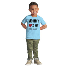 Mommy Loves Me Infant Toddler T Shirt-Direct To Garment Print-Brisco Baby