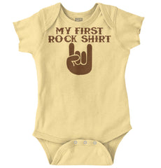 Rock Shirt Romper Bodysuit-Direct To Garment Print-Brisco Baby