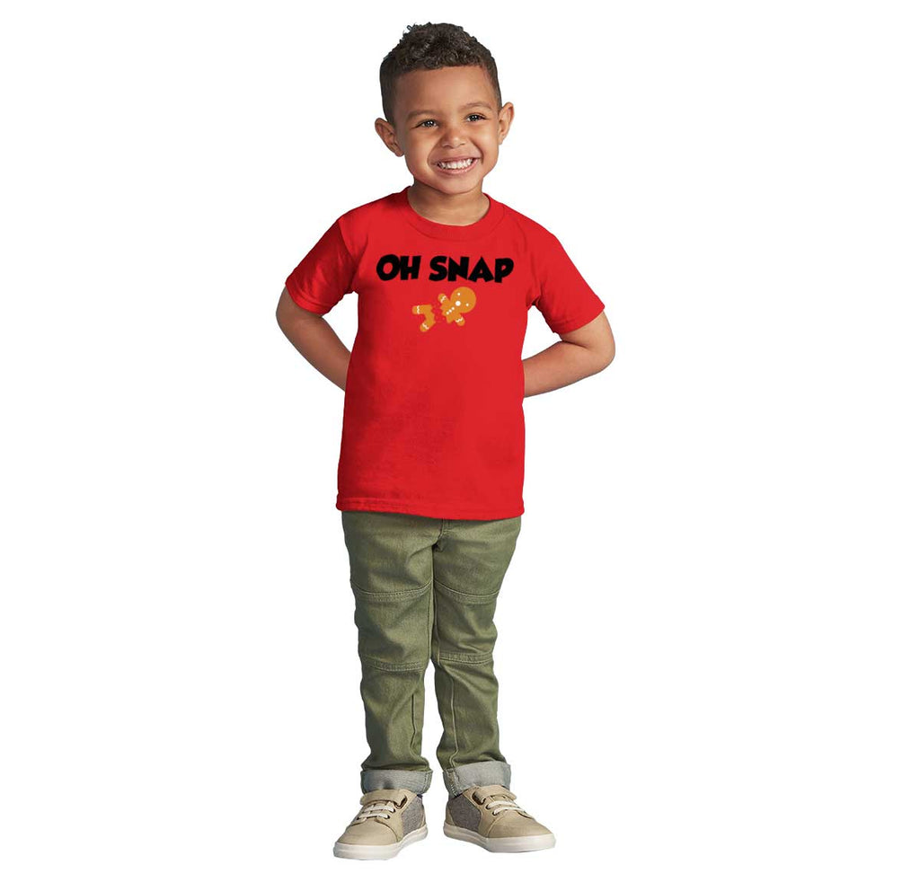 Oh Snap Gingerbread Infant Toddler T Shirt-Direct To Garment Print-Brisco Baby