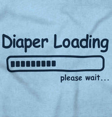 Diaper Loading Infant Toddler T Shirt-Direct To Garment Print-Brisco Baby