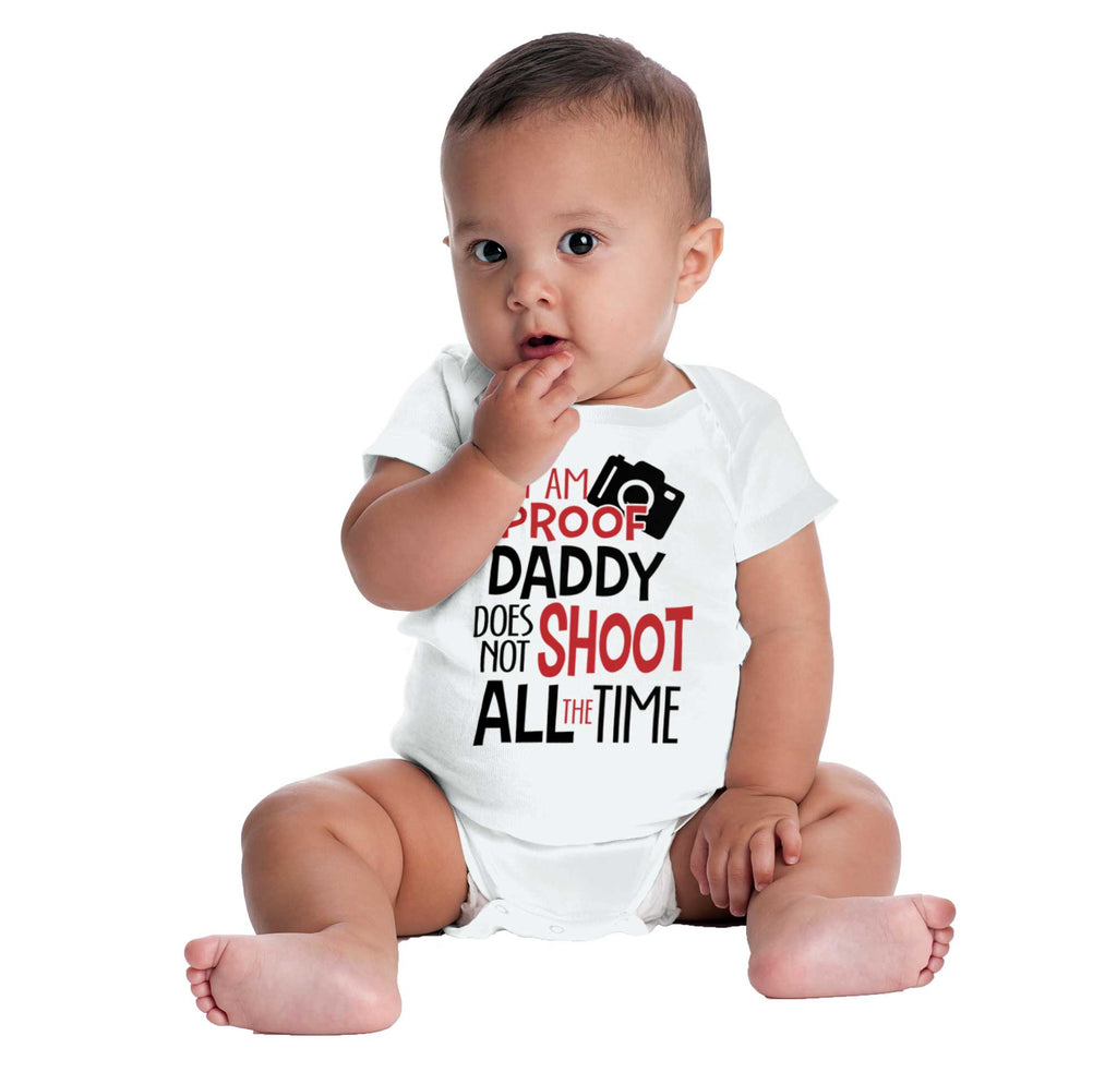 Photographer Father Romper Bodysuit-Direct To Garment Print-Brisco Baby