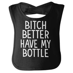 My Bottle Infant Baby Bib-Direct To Garment Print-Brisco Baby