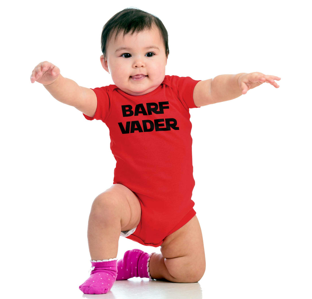Barf Vader Romper Bodysuit-Direct To Garment Print-Brisco Baby