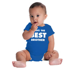 I Have The Best Brother Romper Bodysuit-Direct To Garment Print-Brisco Baby