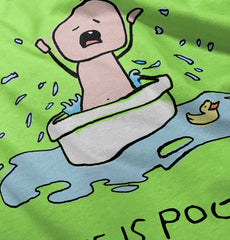 Crying Bath Infant Toddler T Shirt-Direct To Garment Print-Brisco Baby