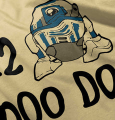 R2 Doo Doo Romper Bodysuit-Direct To Garment Print-Brisco Baby