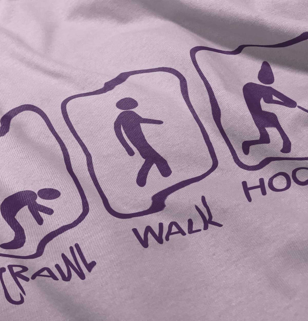 Crawl Walk Hockey Infant Toddler T Shirt-Direct To Garment Print-Brisco Baby