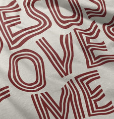 Christ Loves Me Baby Striped Skirt Dress-Direct To Garment Print-Brisco Baby