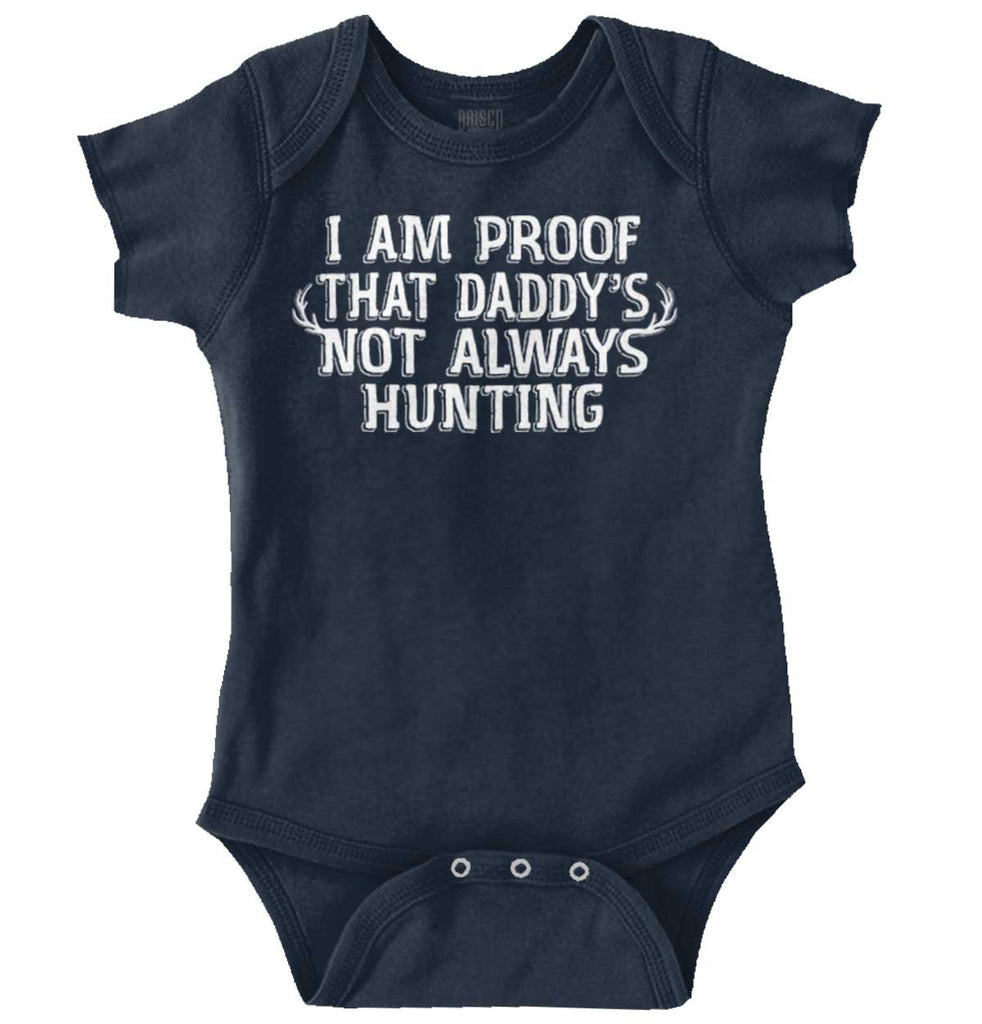 Not Always Hunting Romper Bodysuit-Direct To Garment Print-Brisco Baby