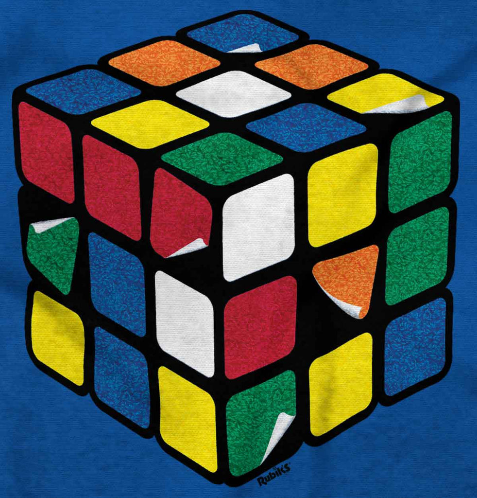 Rubiks Stickers Romper Bodysuit-Direct To Garment Print-Brisco Baby