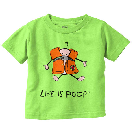 Baby Life Vest Infant Toddler T Shirt-Direct To Garment Print-Brisco Baby