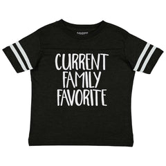 Family Favorite Toddler Football Jersey Tee-Direct To Garment Print-Brisco Baby