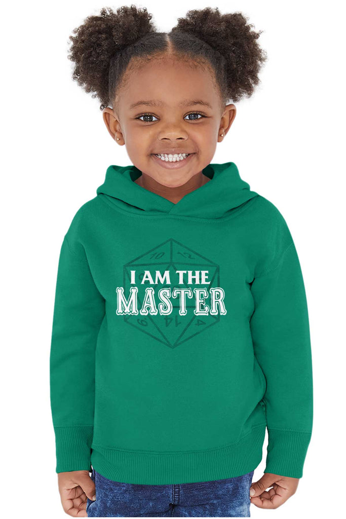 I Am The Master Dungeons Gamer Toddler Pullover Hoodie-Direct To Garment Print-Brisco Baby