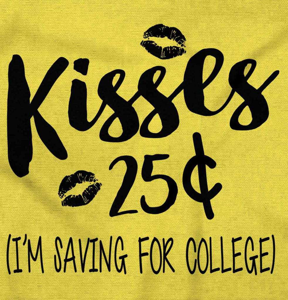 Kisses 25 Cents Romper Bodysuit-Direct To Garment Print-Brisco Baby