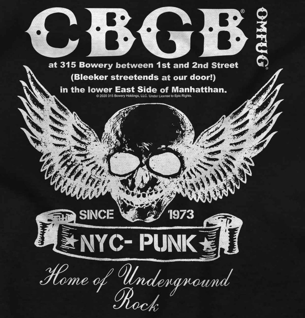 CBGB Concert Infant Baby Bib-Direct To Garment Print-Brisco Baby