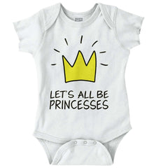 Be Princesses Romper Bodysuit-Direct To Garment Print-Brisco Baby