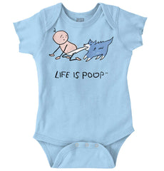 Dog Pull Romper Bodysuit-Direct To Garment Print-Brisco Baby